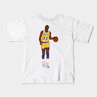 Kareem Abdul Jabbar LA Lakers Kids T-Shirt